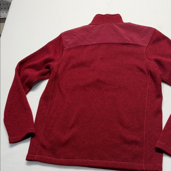 Eddie Bauer Red Quarter-Zip Pullover L - Picture 6 of 9